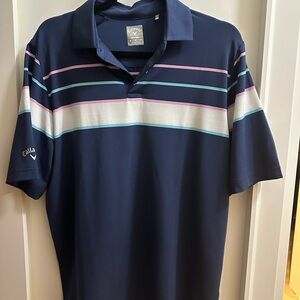 Callaway Men's golf Polo Shirt with Stripes